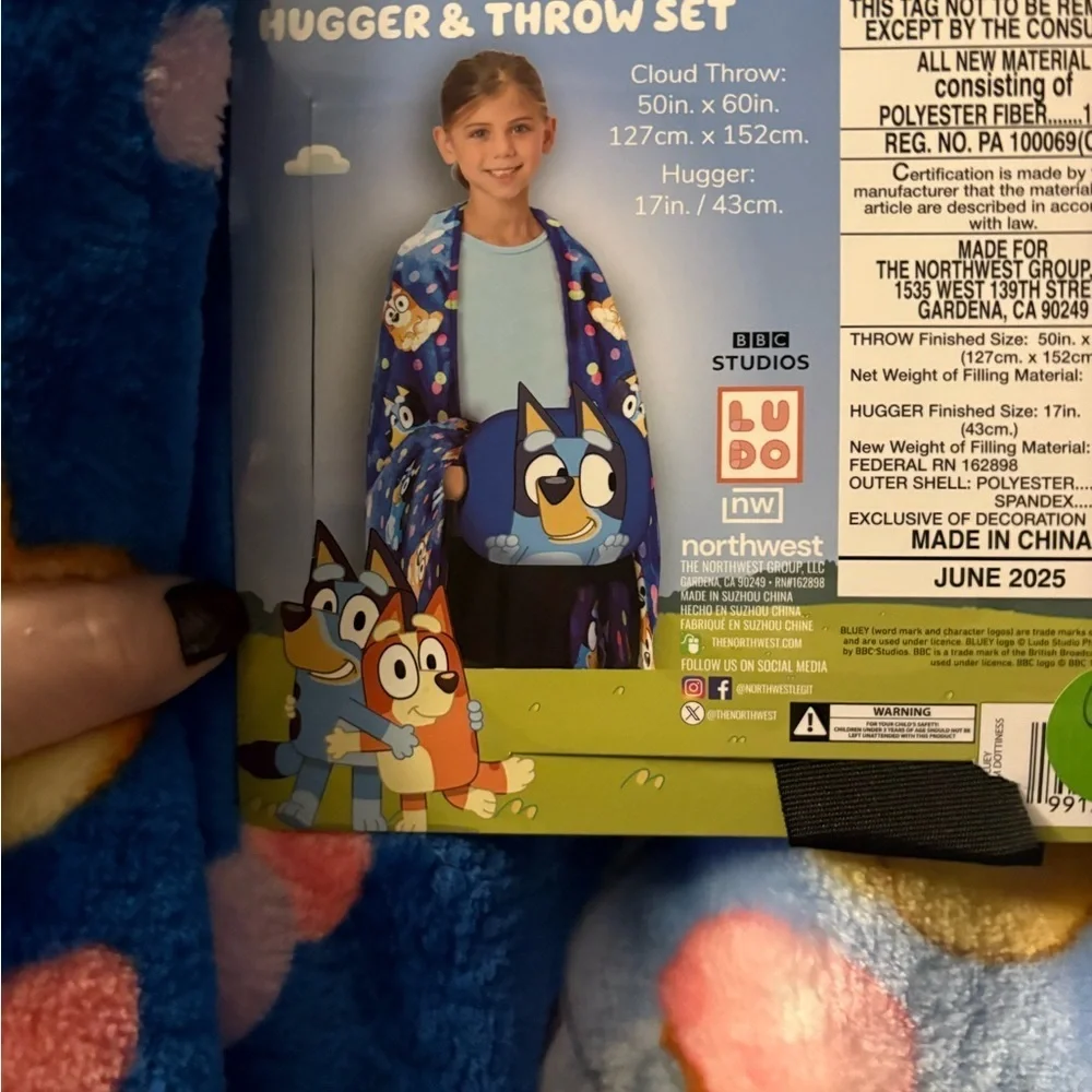 Northwest Kids Pajama Set - Blue and Orange